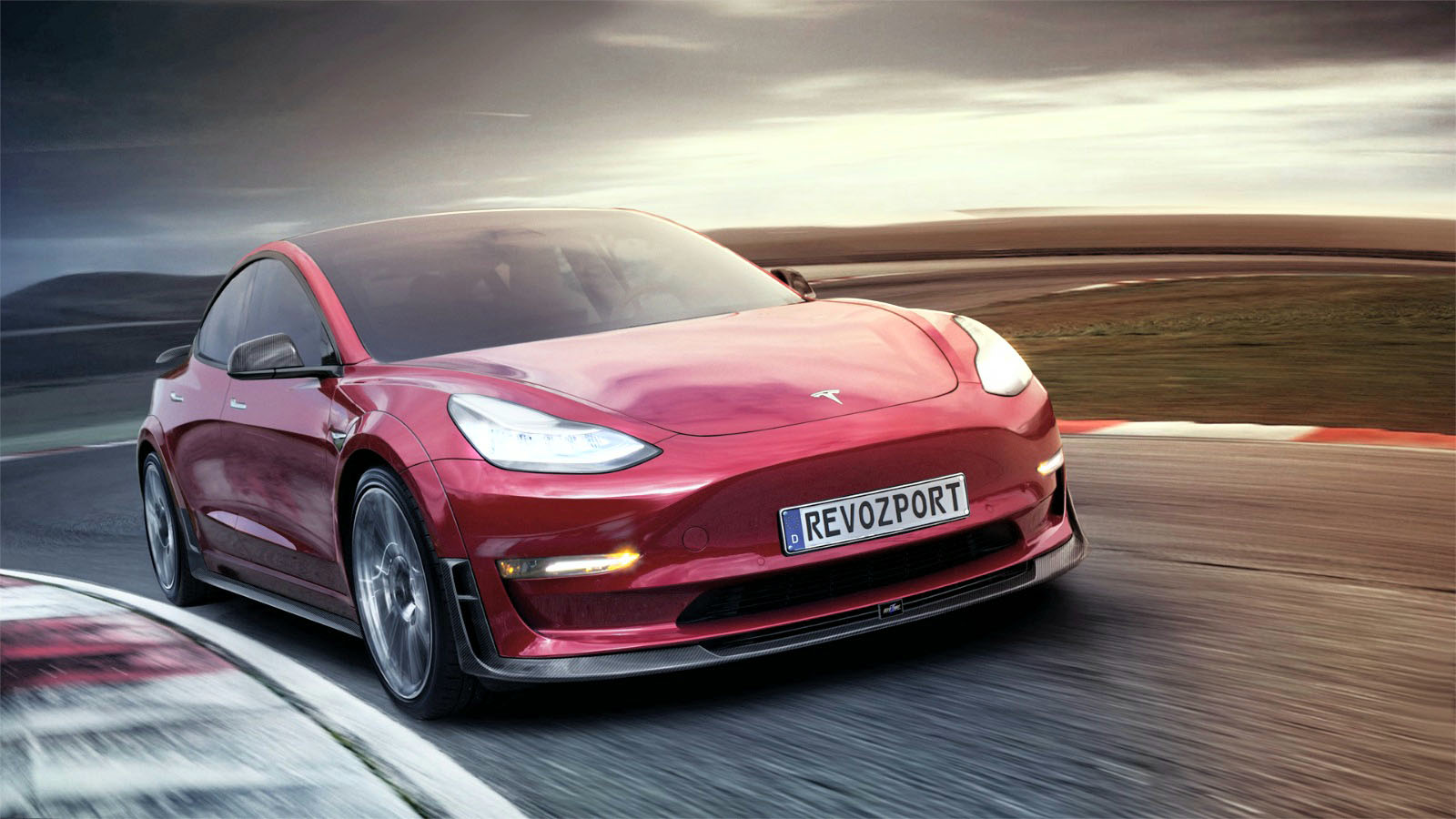 RevoZport-R-Zentric-Model-3R-1 RevoZport-Tuned Tesla Model 3 Performance Looks Ready For Track Action