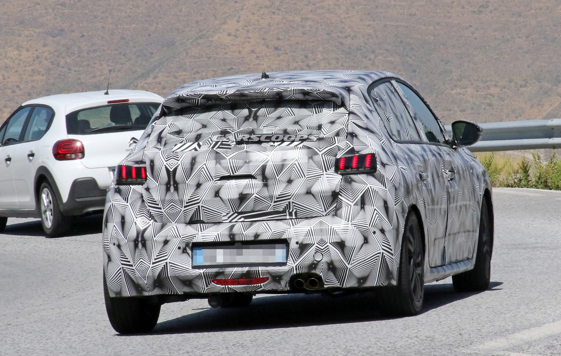 Peugeot-208-Spy-16 2019 Peugeot 208 GTi Spied With A Stylish New Design