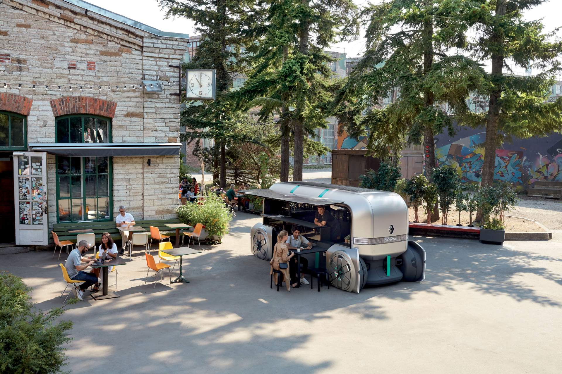 Renault-EZ-Pro-Concept-3 Renault EZ-Pro Concept Envisions Autonomous Last-Mile Delivery Vehicle (Live Images)