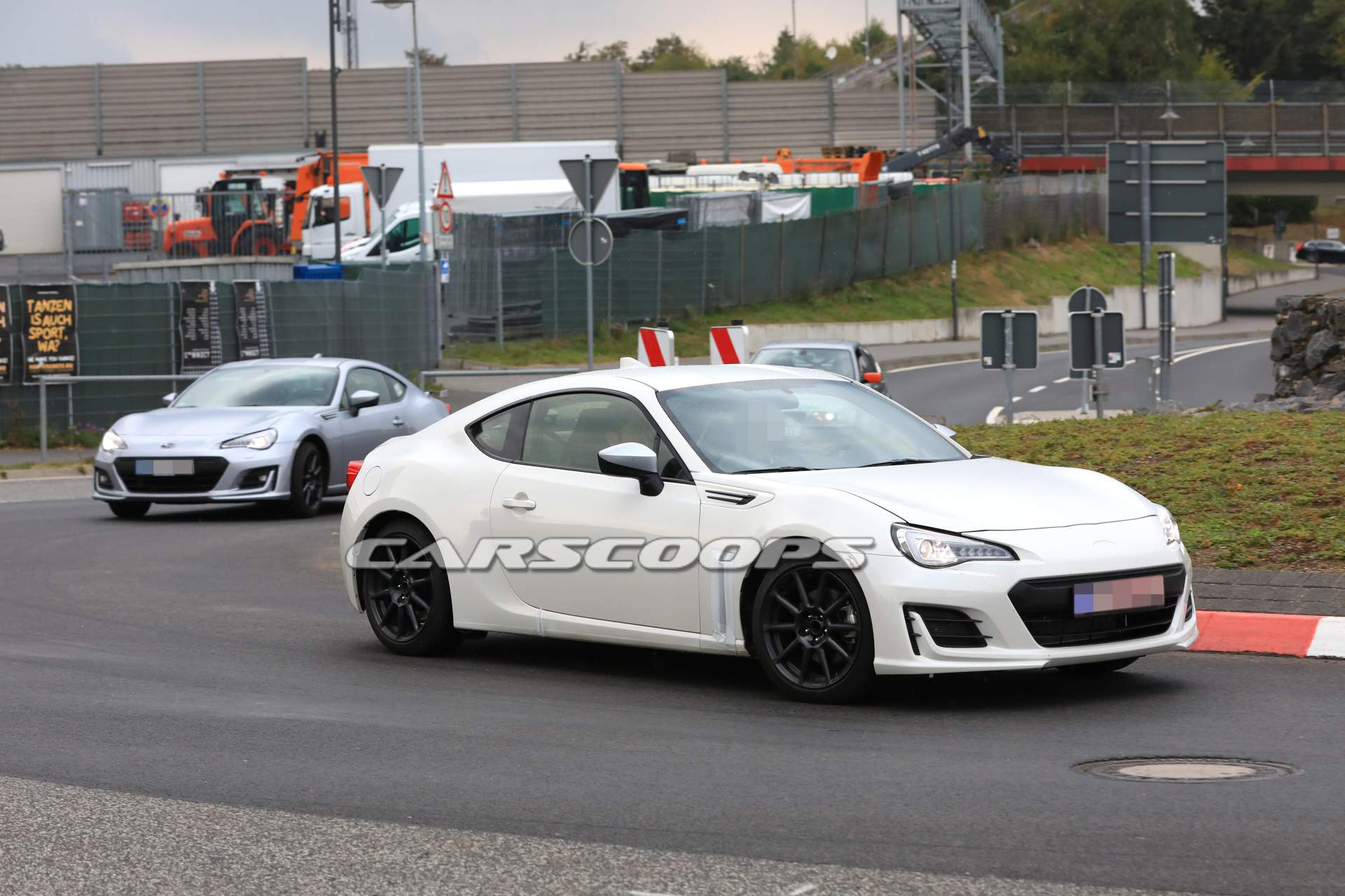 Subaru-BRZ-spy-shots-10 Badgeless Subaru BRZ Prototype With Aero Updates Spotted At The ‘Ring
