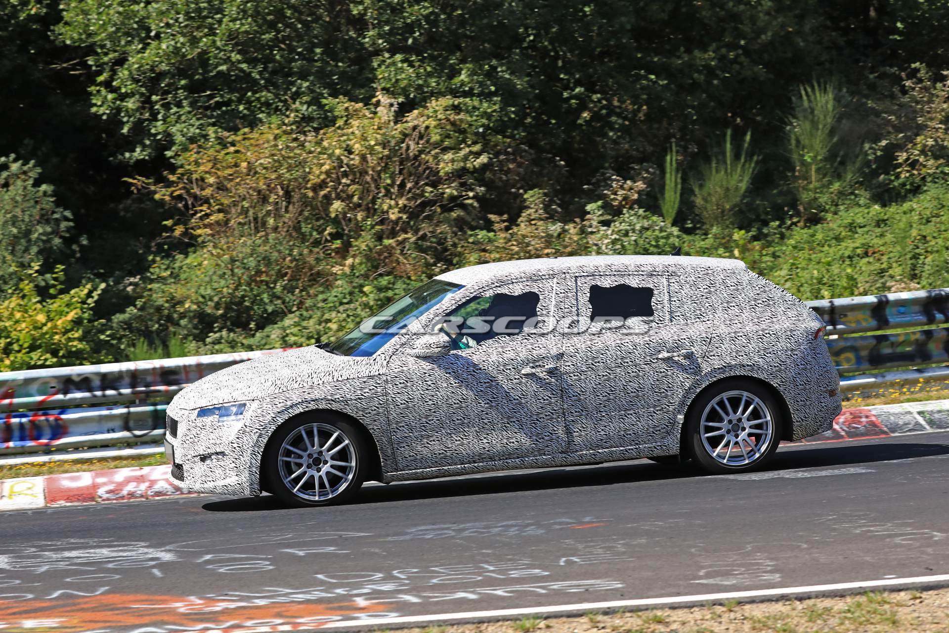 2019-Skoda-Rapid-Spaceback-spy-shots-4 2019 Skoda Rapid Spaceback Makes Spy Debut At The Nürburgring