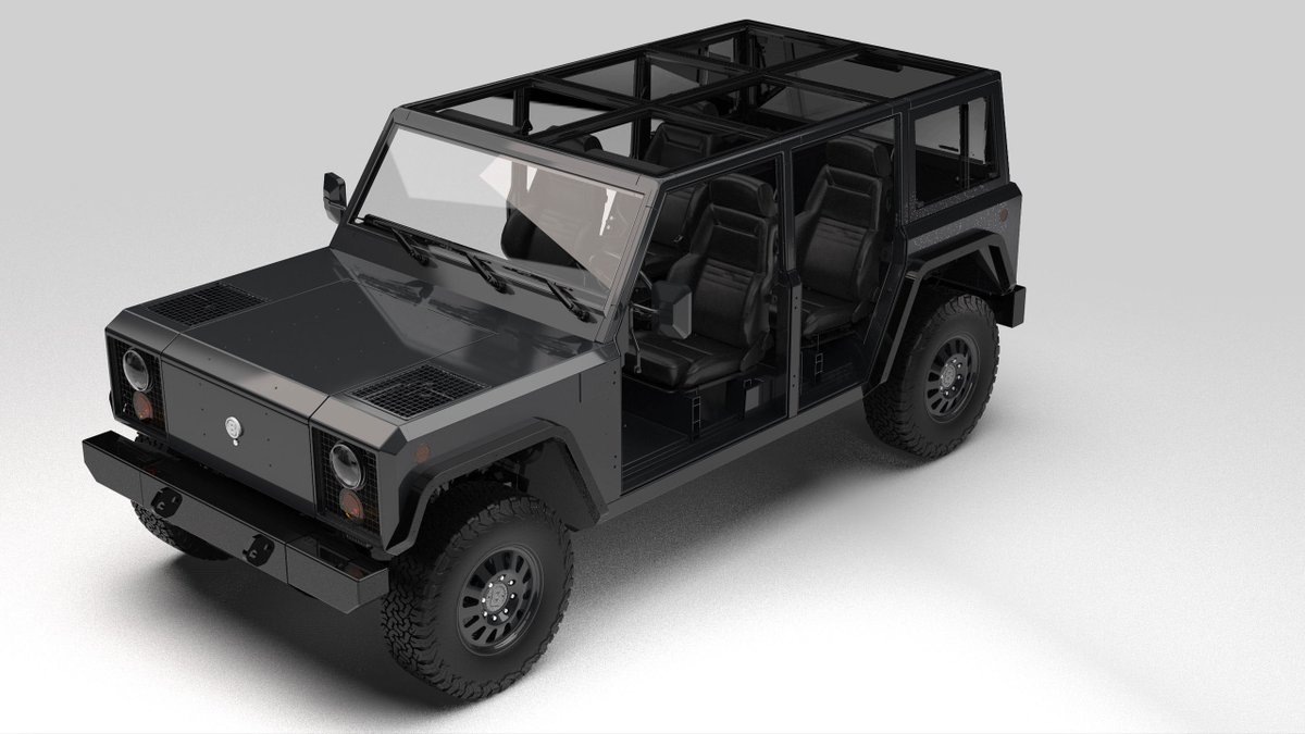 Bollinger-B1-2 Bollinger B1 4-Door Electric SUV Teased With Removable Glass Roof