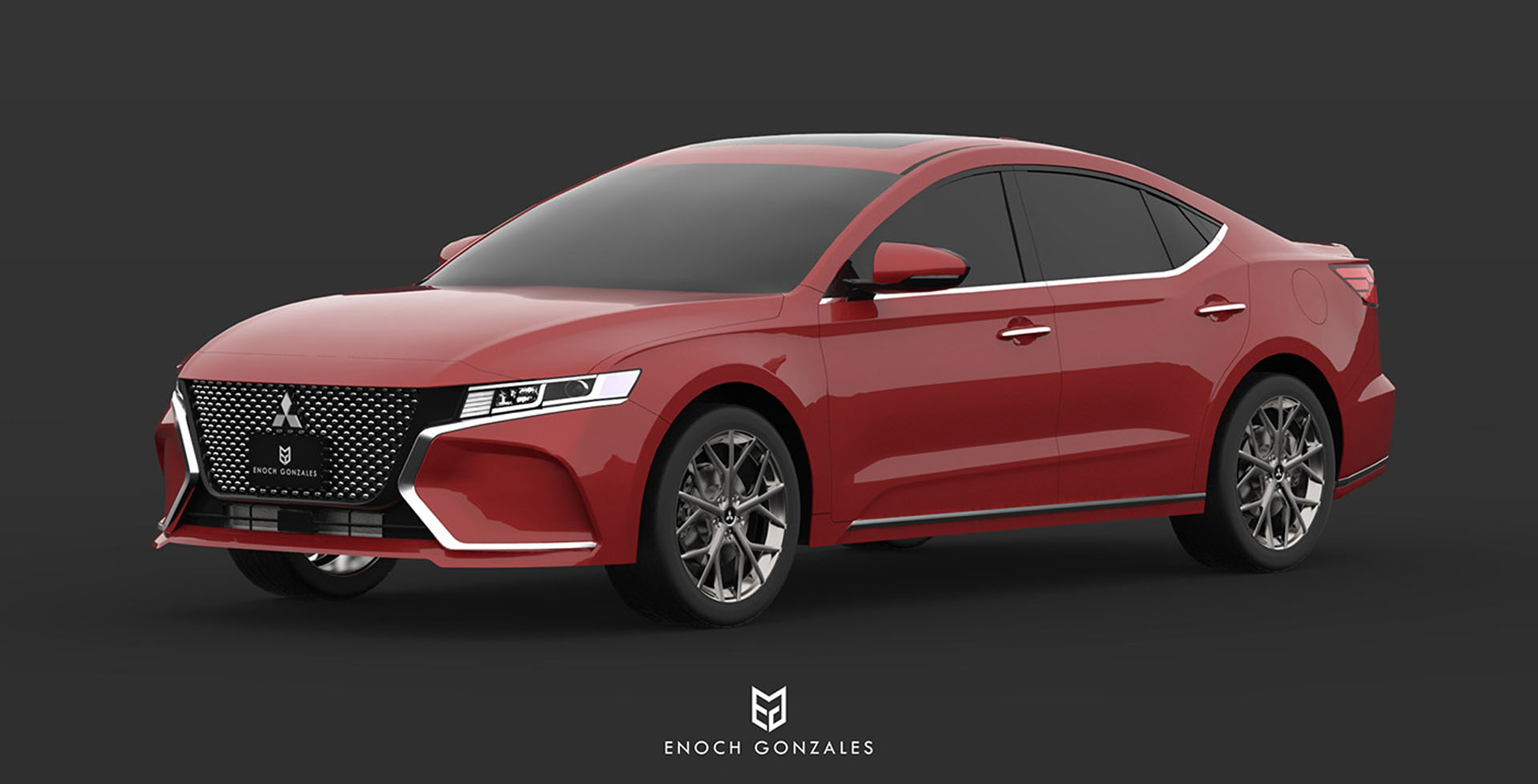 2020-mitsubishi-galant-renderings-029 2020 Mitsubishi Gallant Study Envisions The Unlikely Rebirth Of A Mid-Size Sedan