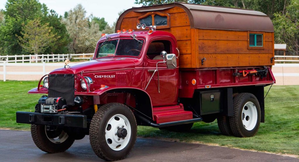  Overland In Classic Style With This ’42 Chevy Army Camper