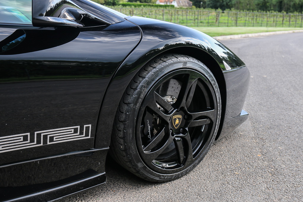 lamborghini-murcielago-versace-9 Show Up At Fashion Shows In A Rare Lamborghini Murcielago Versace