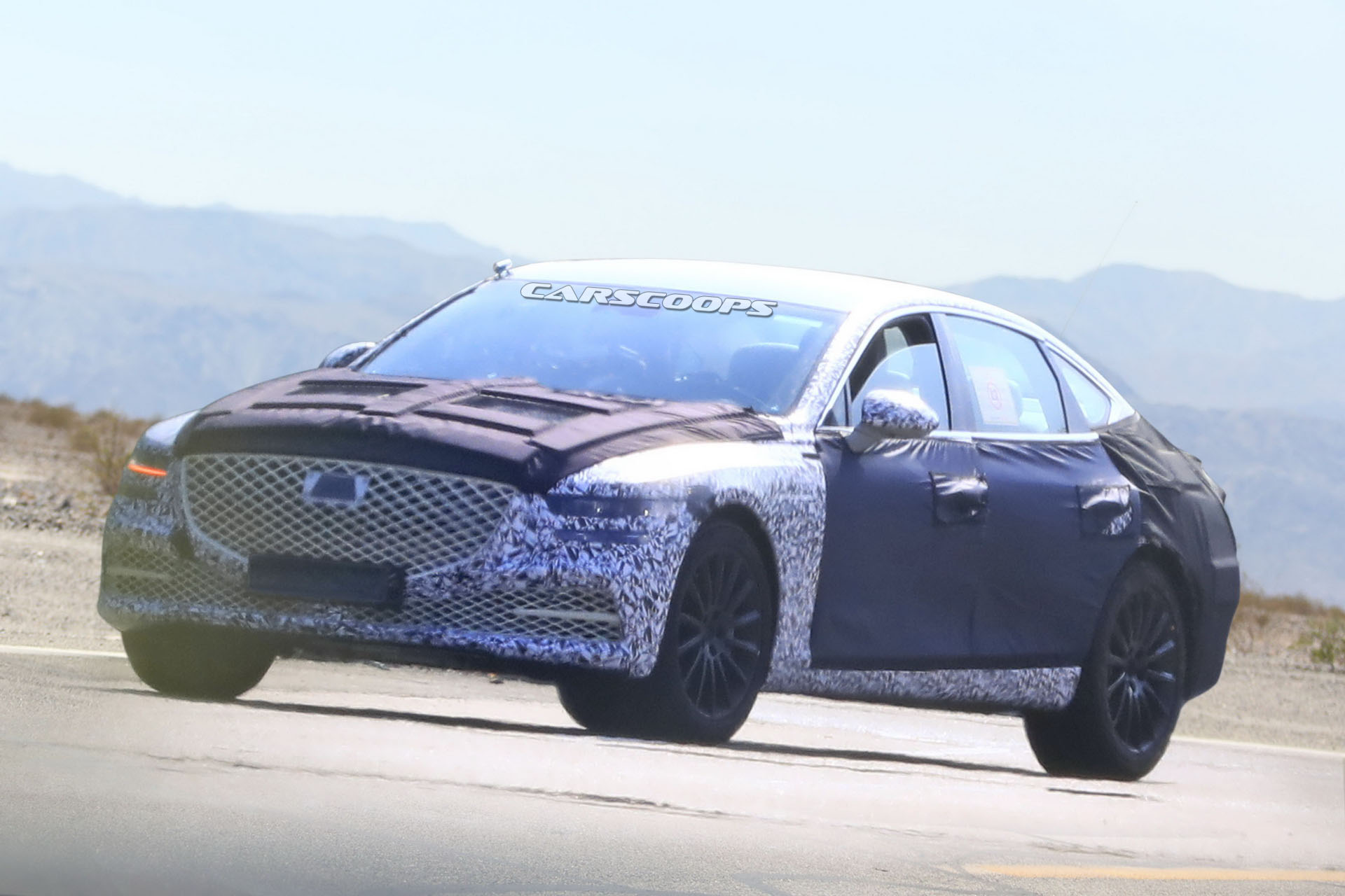 Genesis-G80-Scoop-05 2020 Genesis G80 Shows Off GV80-Inspired Face And Sexy Body