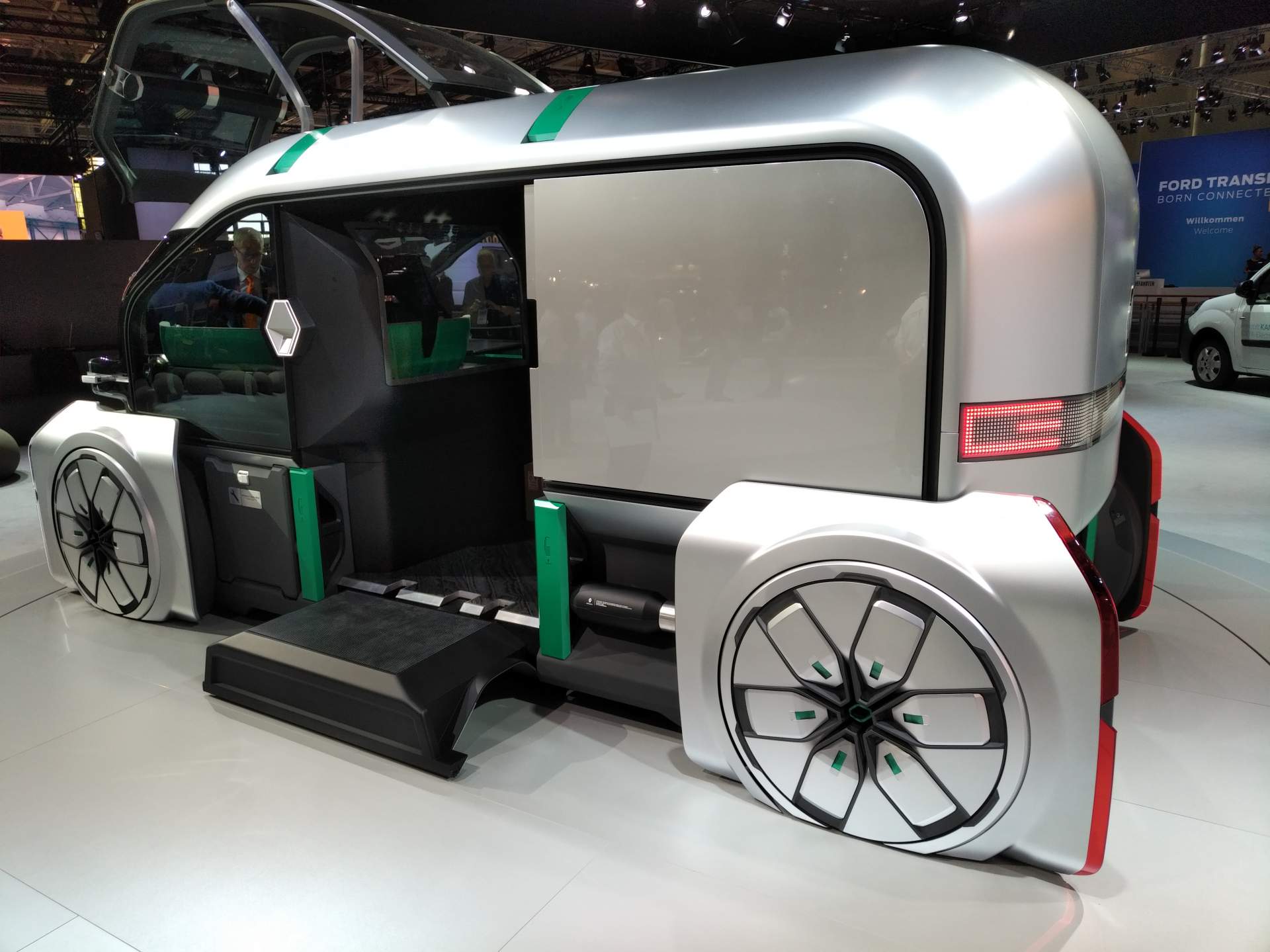 Renault-EZ-Pro-Concept-at-2018-IAA-Hannover-4 Renault EZ-Pro Concept Envisions Autonomous Last-Mile Delivery Vehicle (Live Images)
