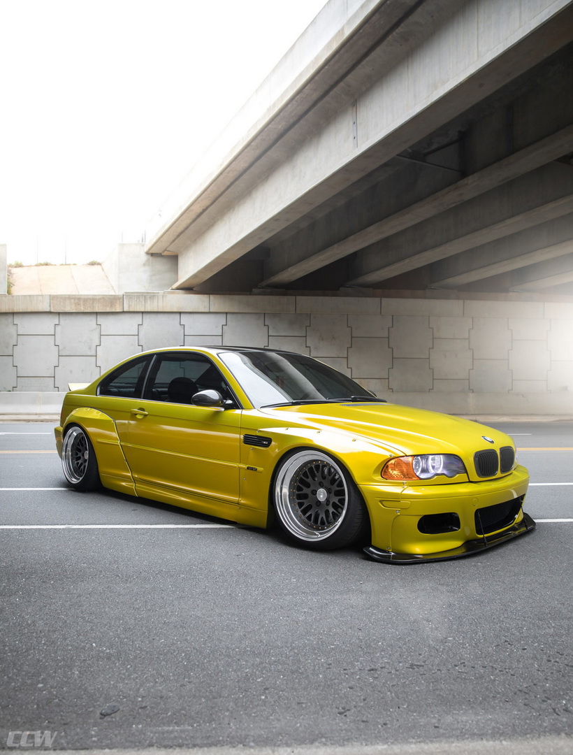 bmw-m3-e46-tuning-2 Slammed BMW M3 E46 With Wide Body Kit Won’t Please The Purists