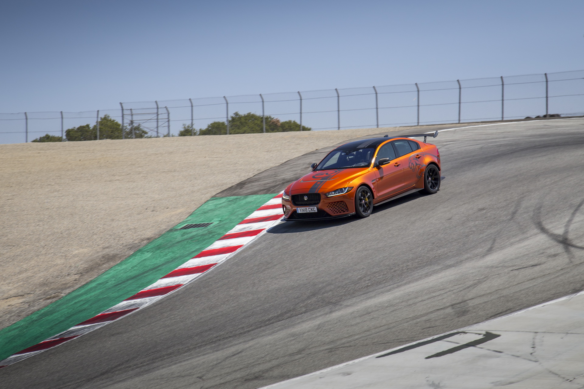 2019-Jaguar-XE-SV-Project8-09 Jaguar XE SV Project 8 Becomes The Fastest Production Sedan Around Laguna Seca