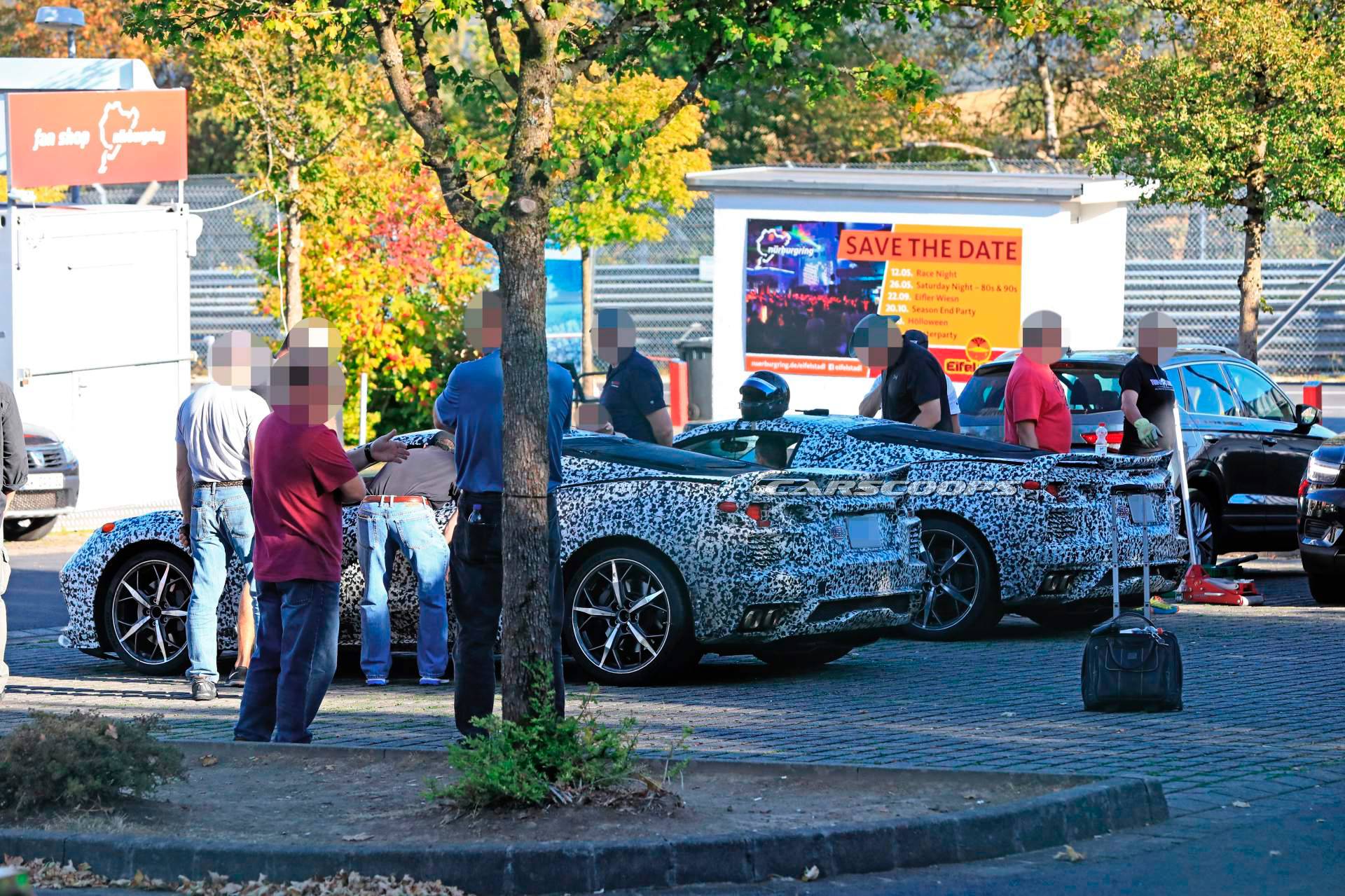 2020-Chevrolet-Corvette-C8-spy-shots-1 See The 2020 Mid-Engine Corvette C8 Alongside The Current C7