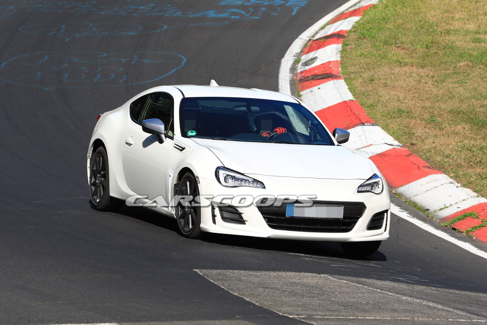 Subaru-BRZ-spy-shots-17 Badgeless Subaru BRZ Prototype With Aero Updates Spotted At The ‘Ring