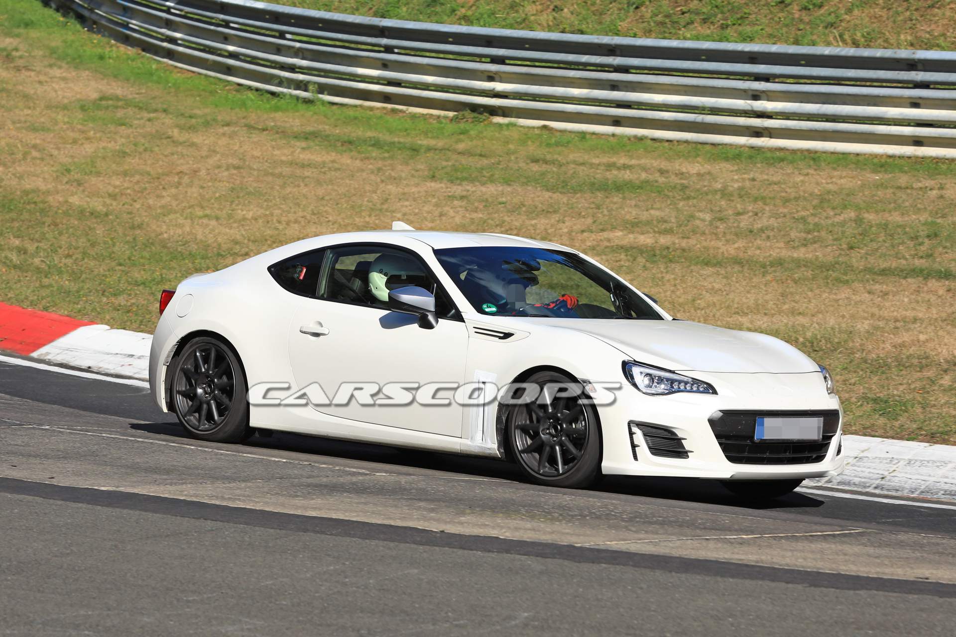 Subaru-BRZ-spy-shots-18 Badgeless Subaru BRZ Prototype With Aero Updates Spotted At The ‘Ring