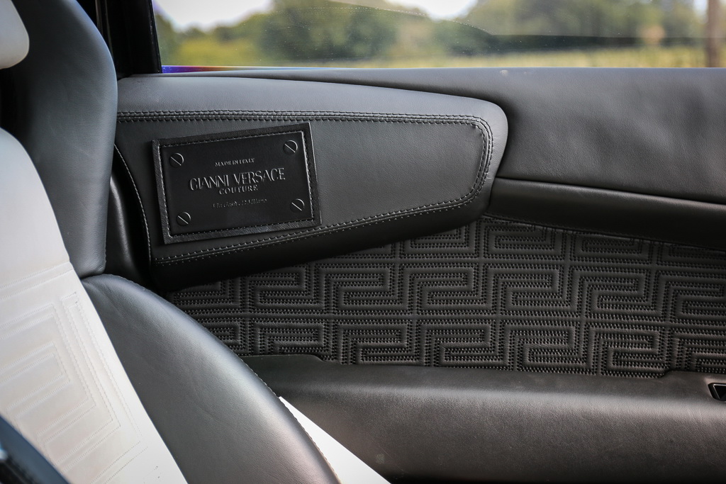 lamborghini-murcielago-versace-10 Show Up At Fashion Shows In A Rare Lamborghini Murcielago Versace