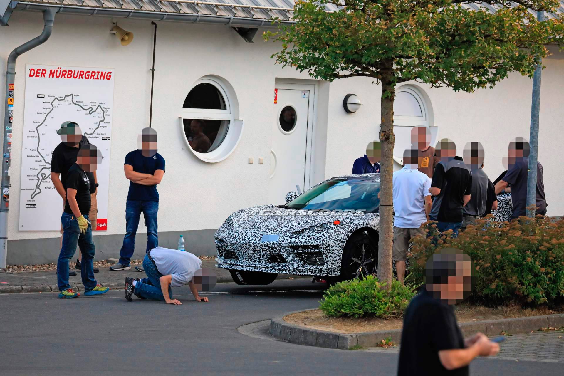 2020-Chevrolet-Corvette-C8-spy-shots-6 See The 2020 Mid-Engine Corvette C8 Alongside The Current C7