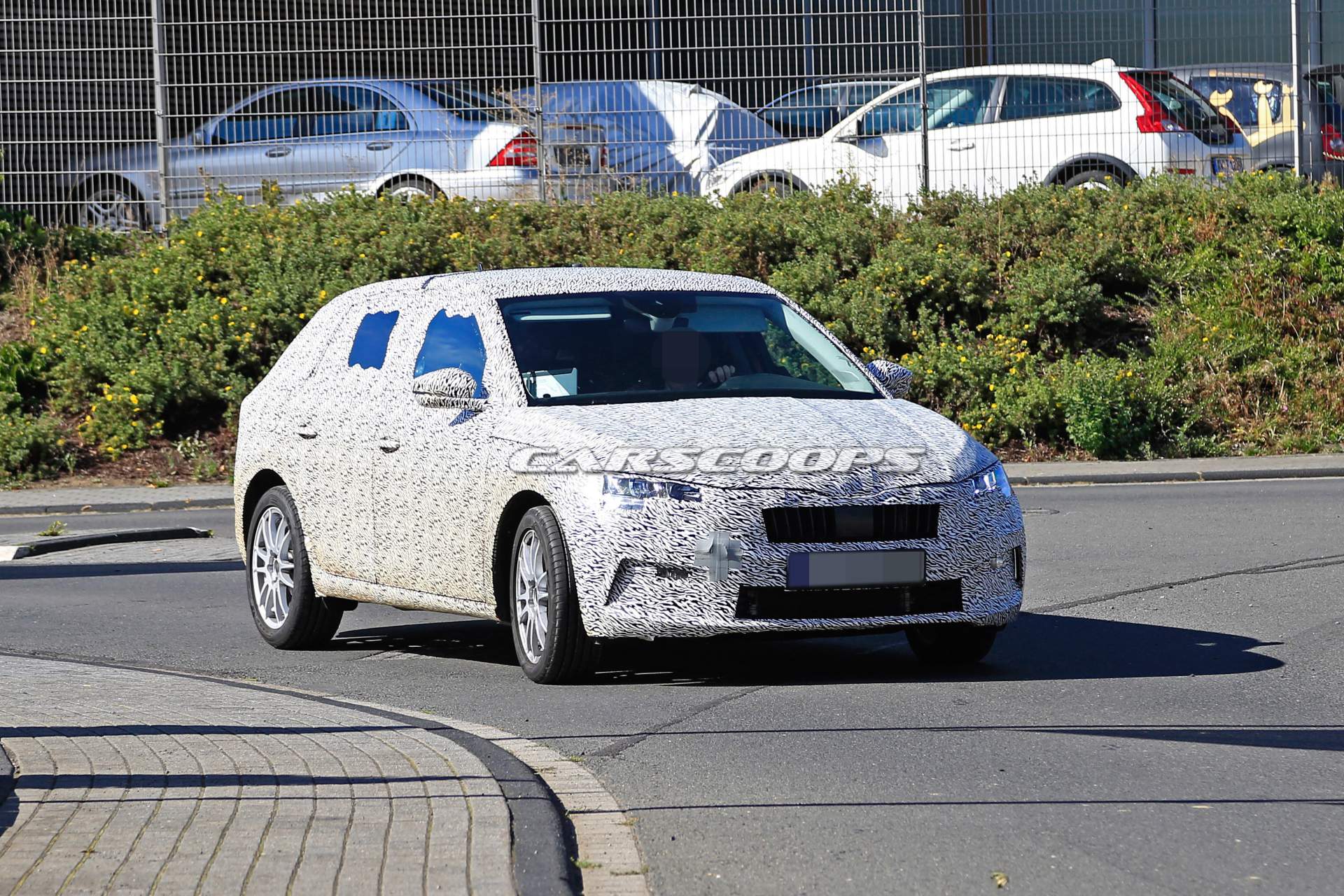 2019-Skoda-Rapid-Spaceback-spy-shots-14 2019 Skoda Rapid Spaceback Makes Spy Debut At The Nürburgring
