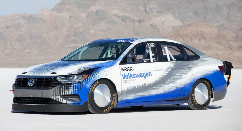 2019 VW Jetta Breaks SCTA Land Speed Record With 210 MPH Run