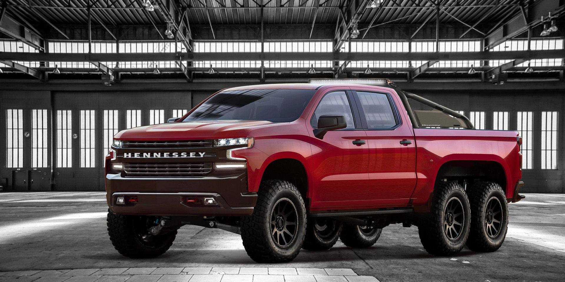 HENNESSEY GOLIATH 6X6-1 Hennessey Continues The Madness With A Silverado-Based Goliath 6×6