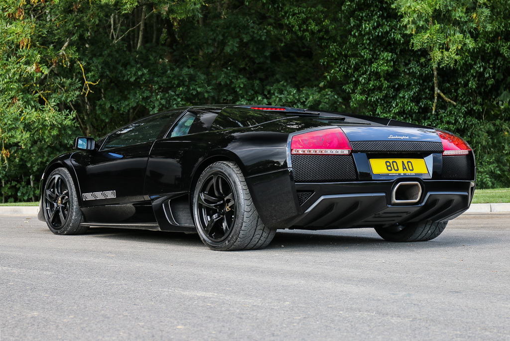 lamborghini-murcielago-versace-3 Show Up At Fashion Shows In A Rare Lamborghini Murcielago Versace