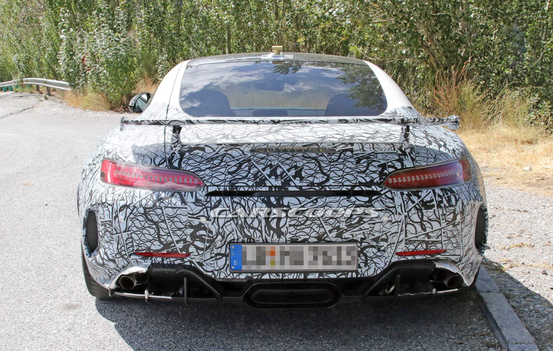 Mercedes-AMG-GT-R-prototype-spy-shots-1 Louder Mercedes-AMG GT R Prototype Spied With New Exhausts, What Is It?
