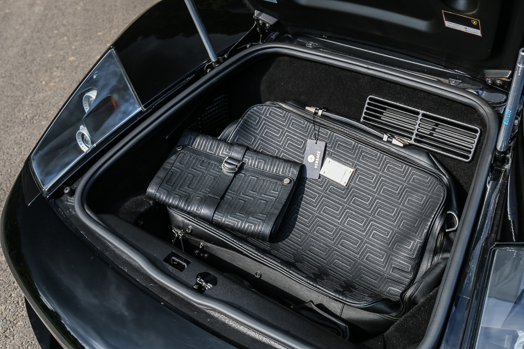 lamborghini-murcielago-versace-8 Show Up At Fashion Shows In A Rare Lamborghini Murcielago Versace