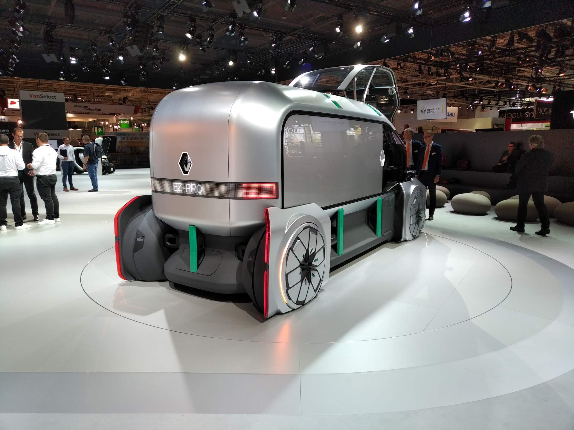 Renault-EZ-Pro-Concept-at-2018-IAA-Hannover-6 Renault EZ-Pro Concept Envisions Autonomous Last-Mile Delivery Vehicle (Live Images)
