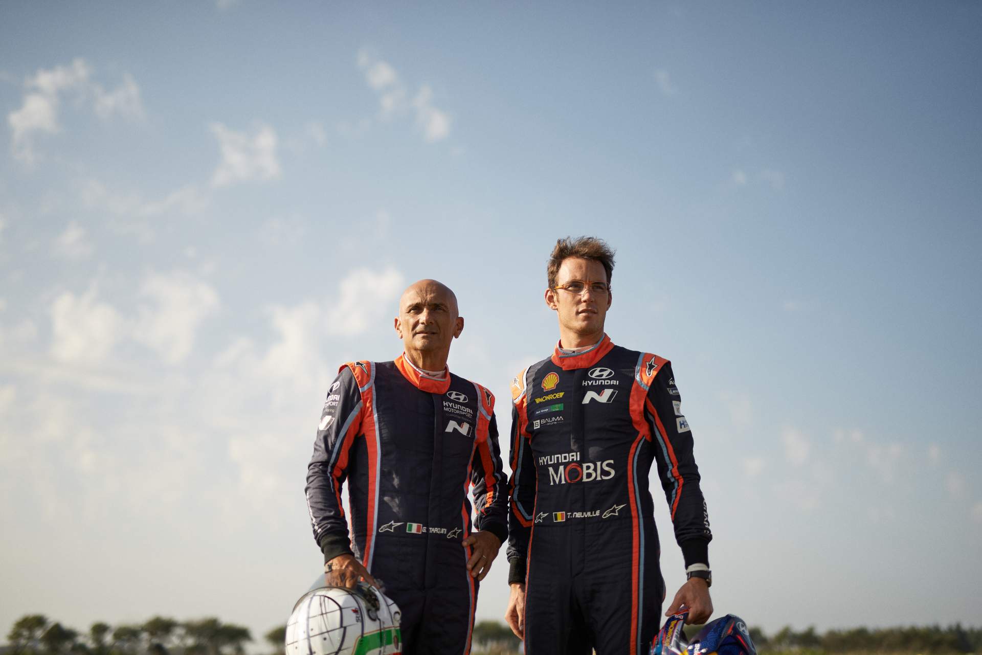 Gabriele-Tarquini-and-Thierry-Neuville Hyundai i30 Fastback N Debuting On September 26 In Rome To Paris Race