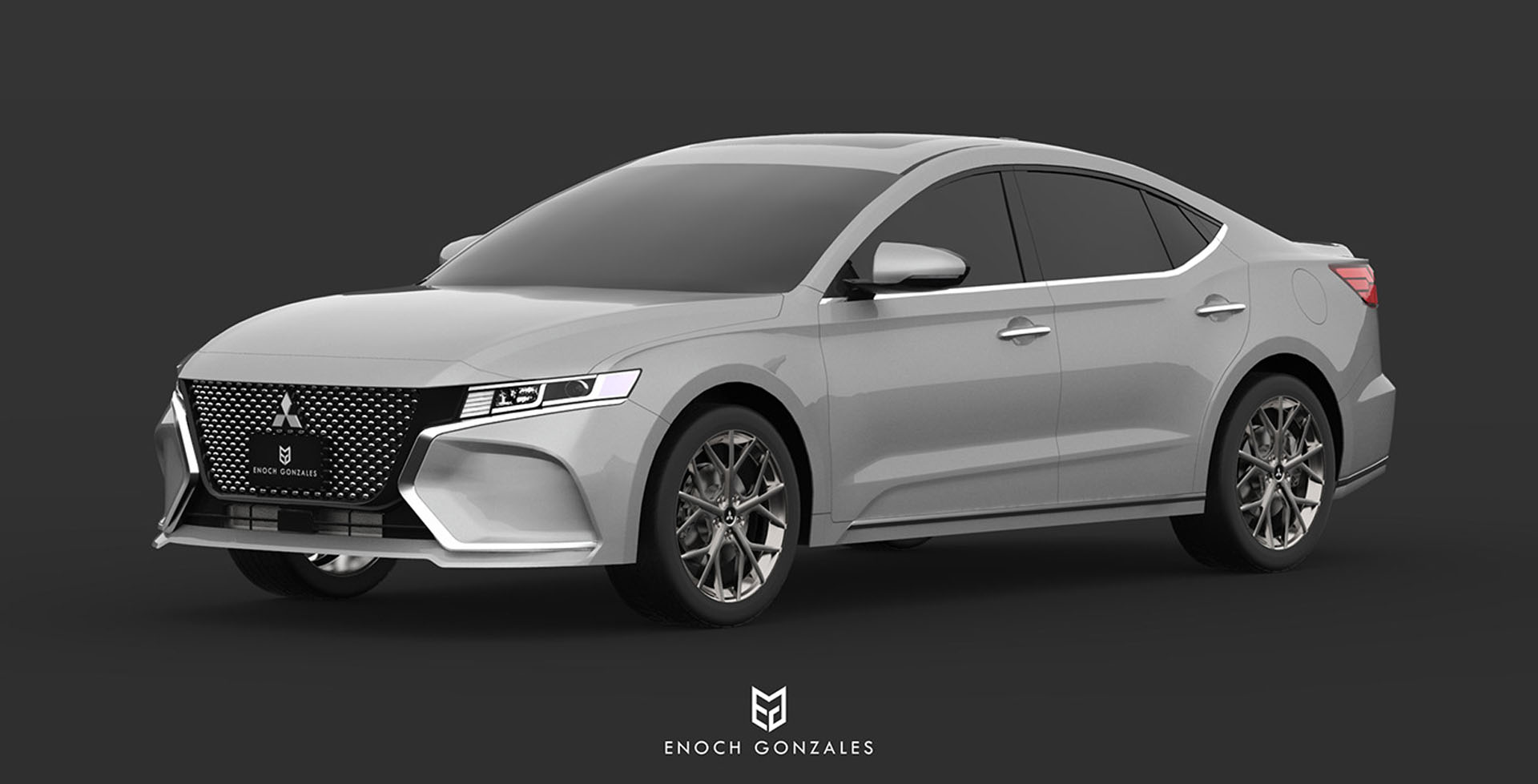 2020-mitsubishi-galant-renderings-007 2020 Mitsubishi Gallant Study Envisions The Unlikely Rebirth Of A Mid-Size Sedan