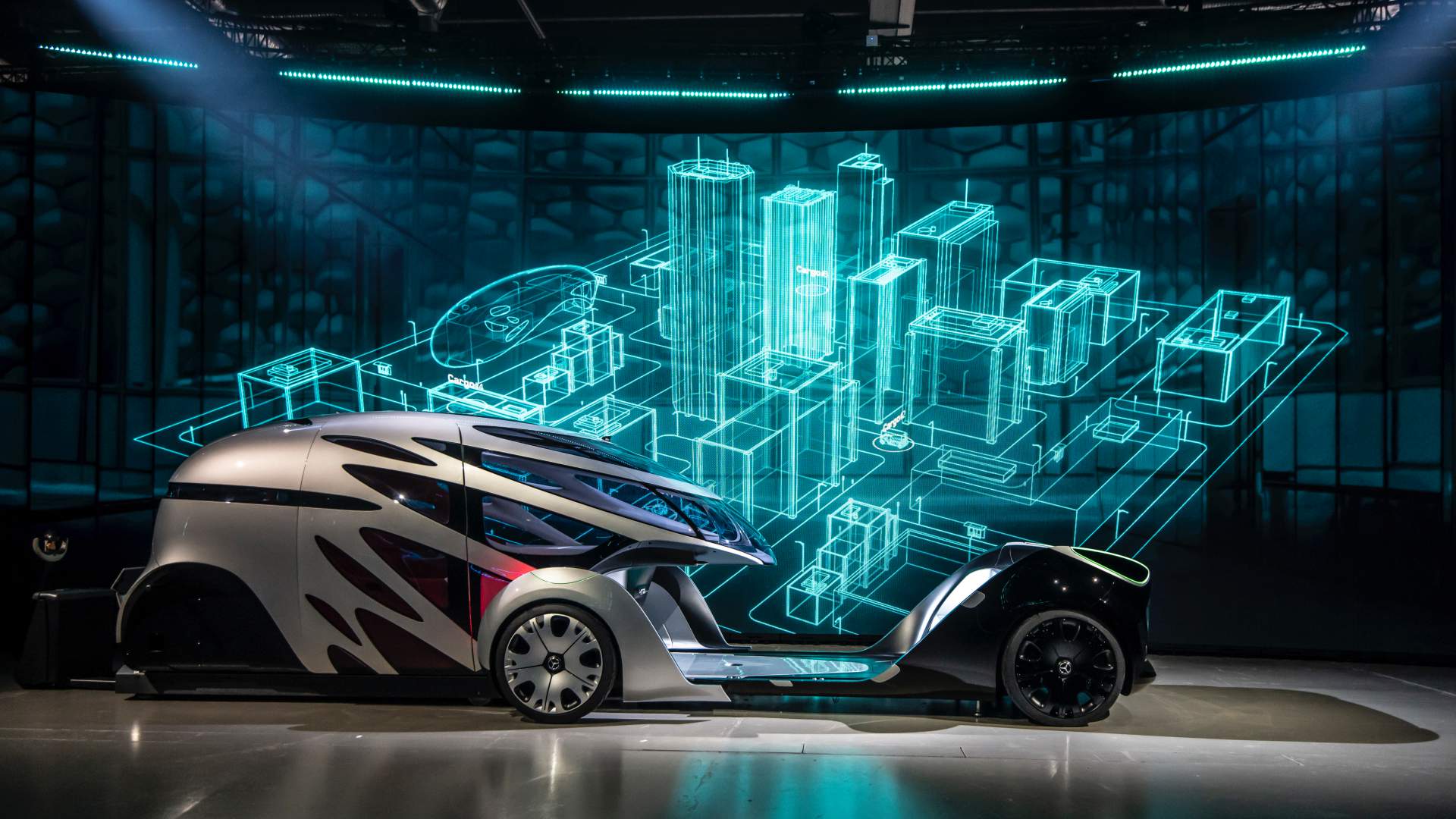 Mercedes-Benz Vision URBANETIC People-Mover-ModulMercedes-Benz Vision URBANETIC people-mover module Mercedes-Benz Vision Urbanetic Is The Swiss Army Knife Of Autopods (Live Images)