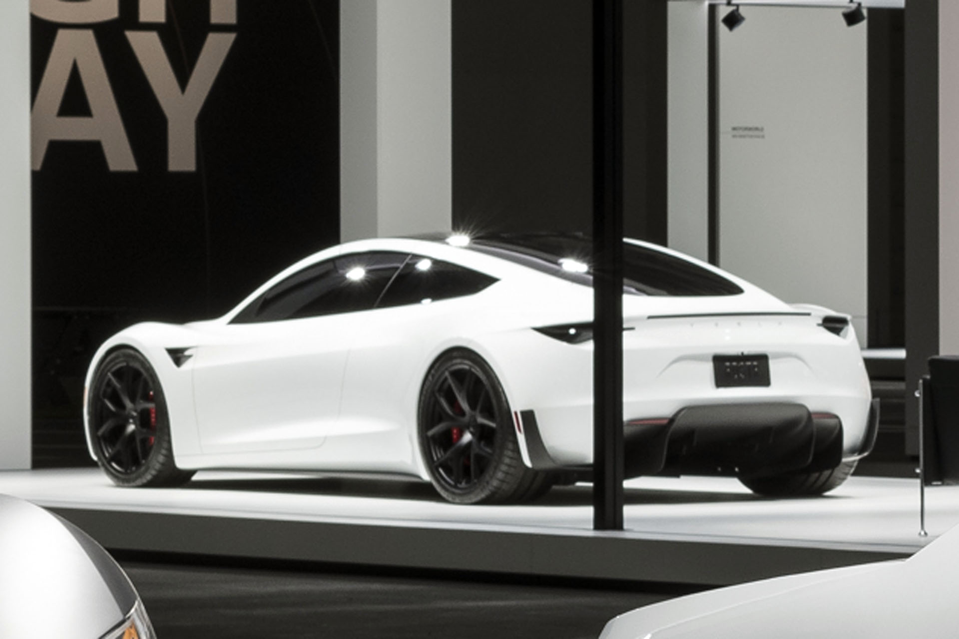 tesla-roadster-grand-basel Tesla Roadster Resurfaces In White At Grand Basel