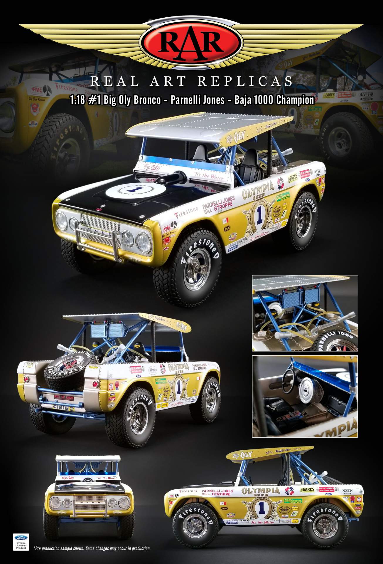 Big-Oly-Bronco-flyer Legendary Big Oly Bronco Returns As Painstakingly Accurate Scale Model