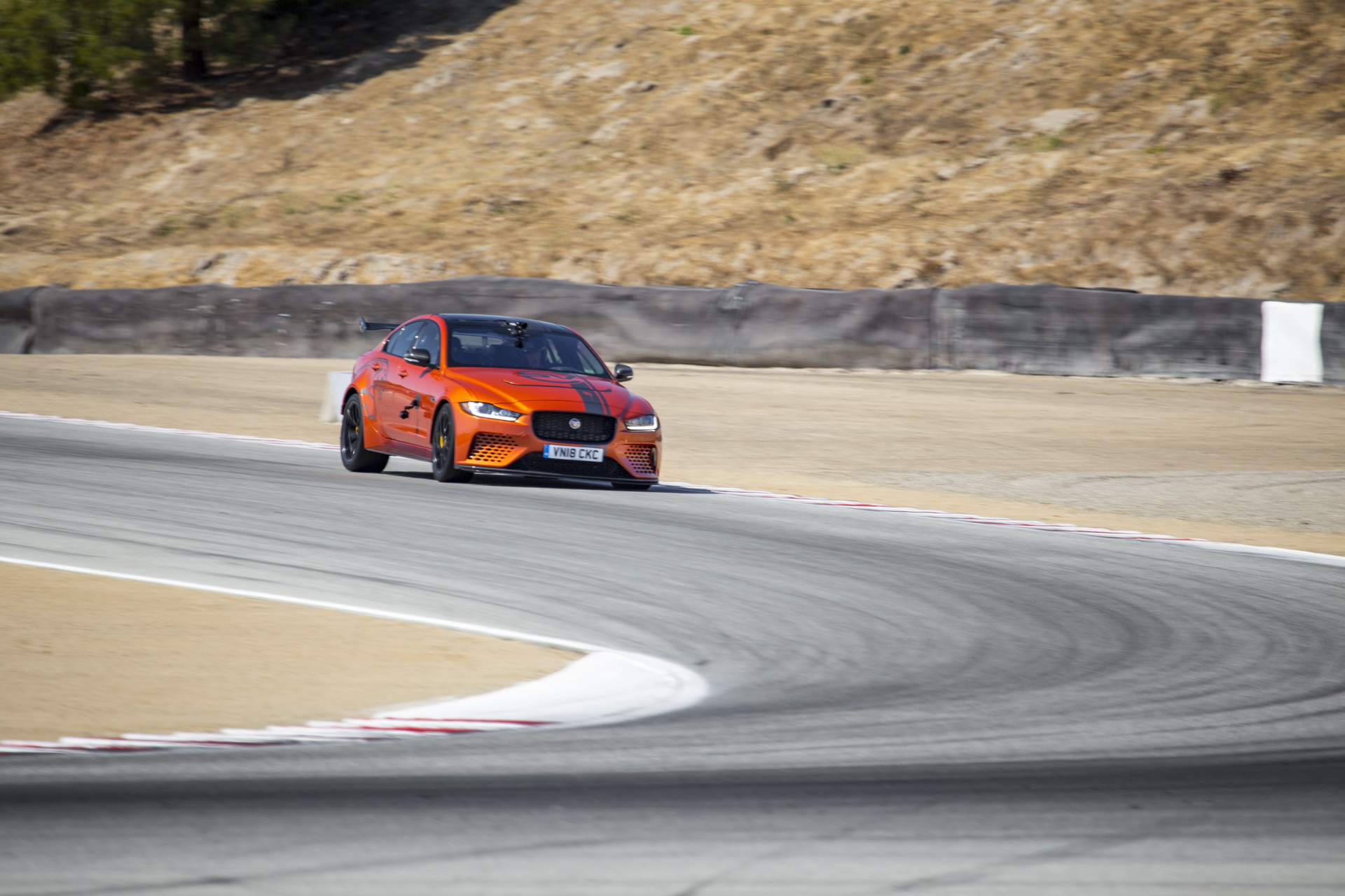 2019-Jaguar-XE-SV-Project8-03 Jaguar XE SV Project 8 Becomes The Fastest Production Sedan Around Laguna Seca