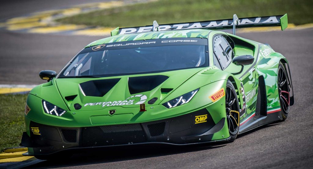  Lamborghini Rolls Out Updated Huracan GT3 Evo Racer