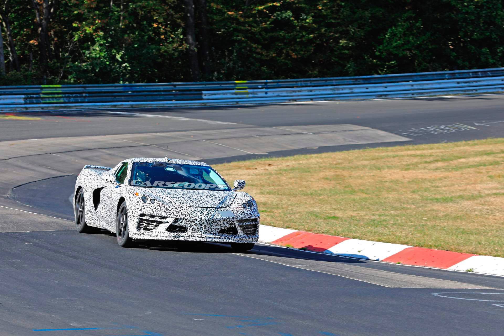 2020-Chevrolet-Corvette-C8-spy-shots-17 See The 2020 Mid-Engine Corvette C8 Alongside The Current C7