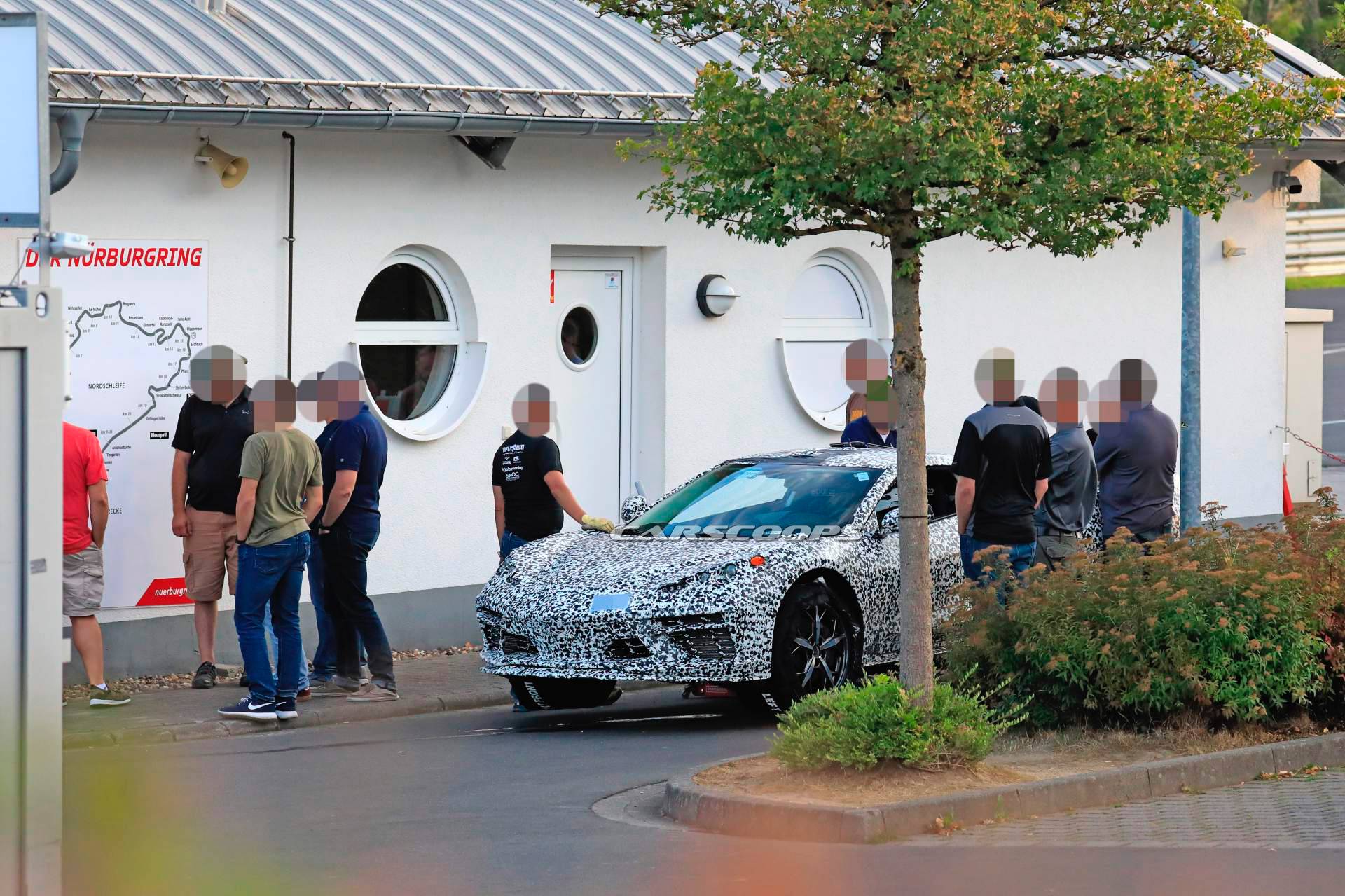 2020-Chevrolet-Corvette-C8-spy-shots-5 See The 2020 Mid-Engine Corvette C8 Alongside The Current C7