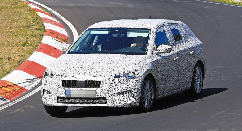  2019 Skoda Rapid Spaceback Makes Spy Debut At The Nürburgring