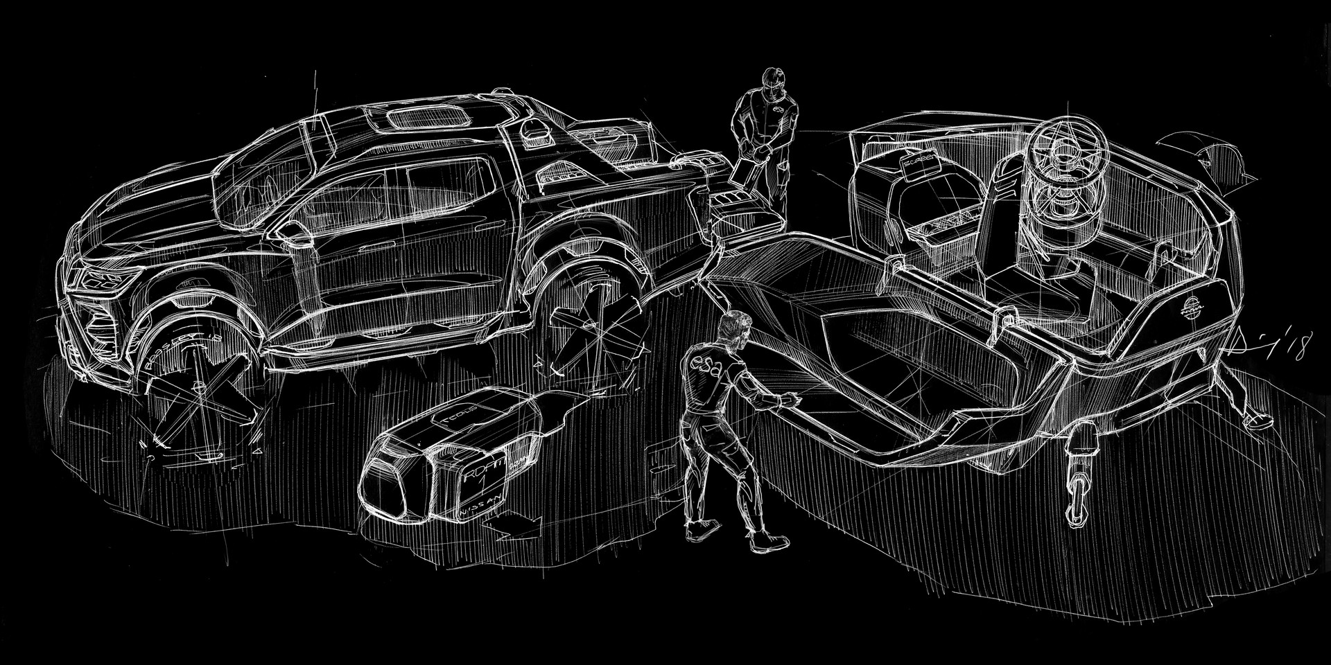 Navara Dark Sky concept-1 Nissan Navara Dark Sky Concept Packs Plenty Of Star Power Thanks Its To Observatory-Class Telescope