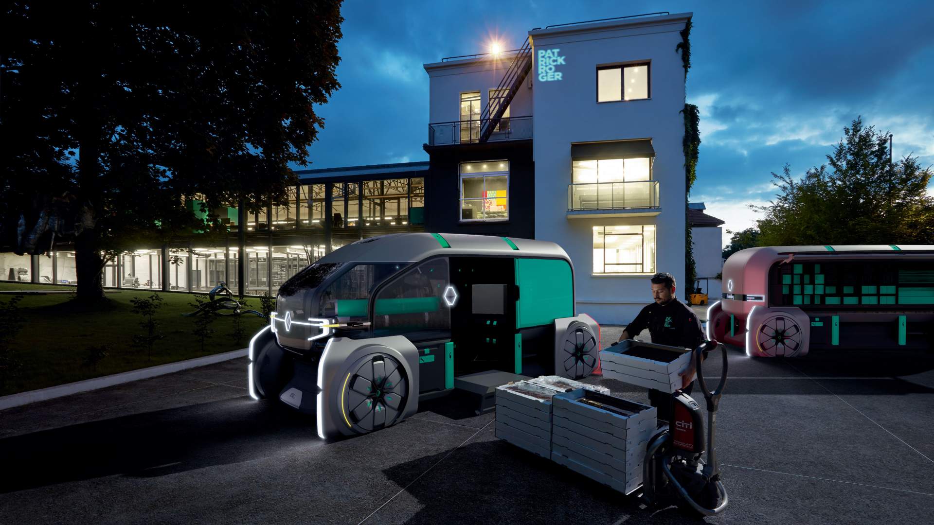 Renault-EZ-Pro-Concept-8 Renault EZ-Pro Concept Envisions Autonomous Last-Mile Delivery Vehicle (Live Images)