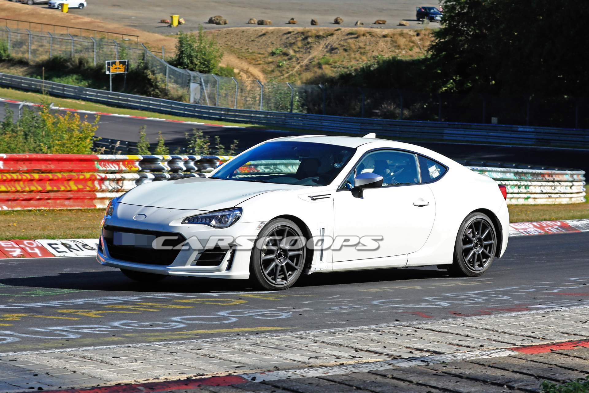 Subaru-BRZ-spy-shots-1 Badgeless Subaru BRZ Prototype With Aero Updates Spotted At The ‘Ring