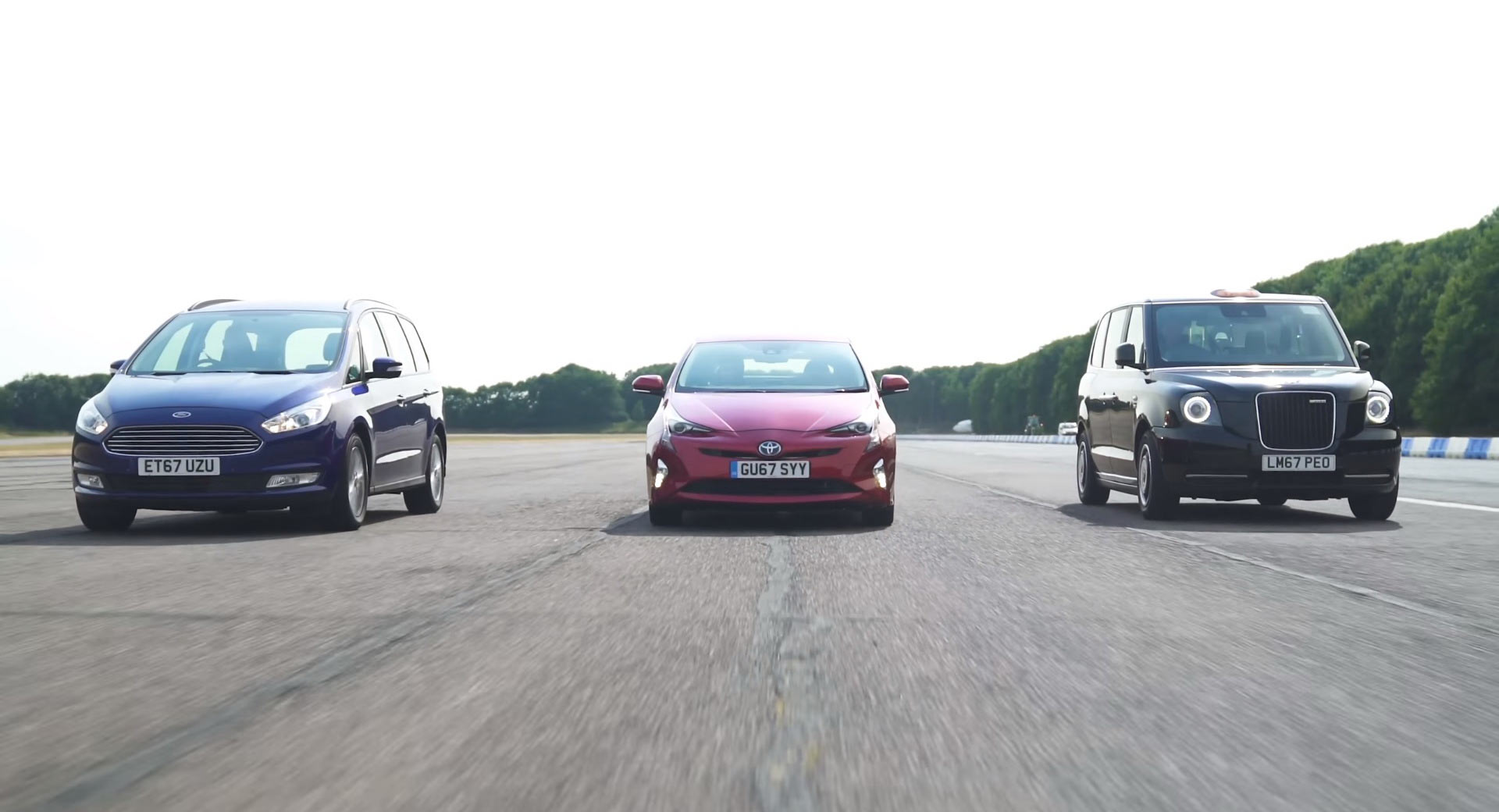 Electrified London Black Cab Challenges Toyota Prius And Ford Galaxy ...