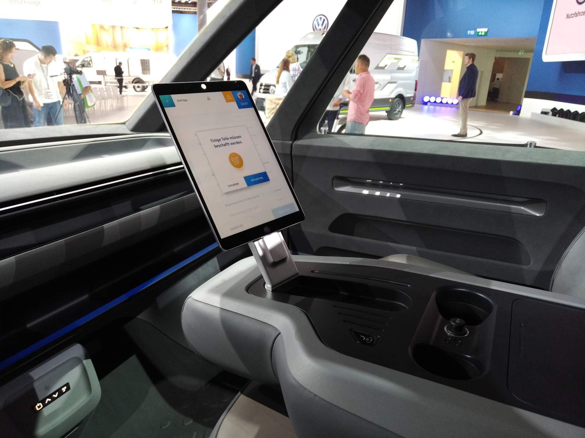 VW-ID-Buzz-Cargo-Concept-at-Hannover-CV-Show-15 VW I.D. Buzz Cargo Concept Previews All-Electric Van With 550Km Range