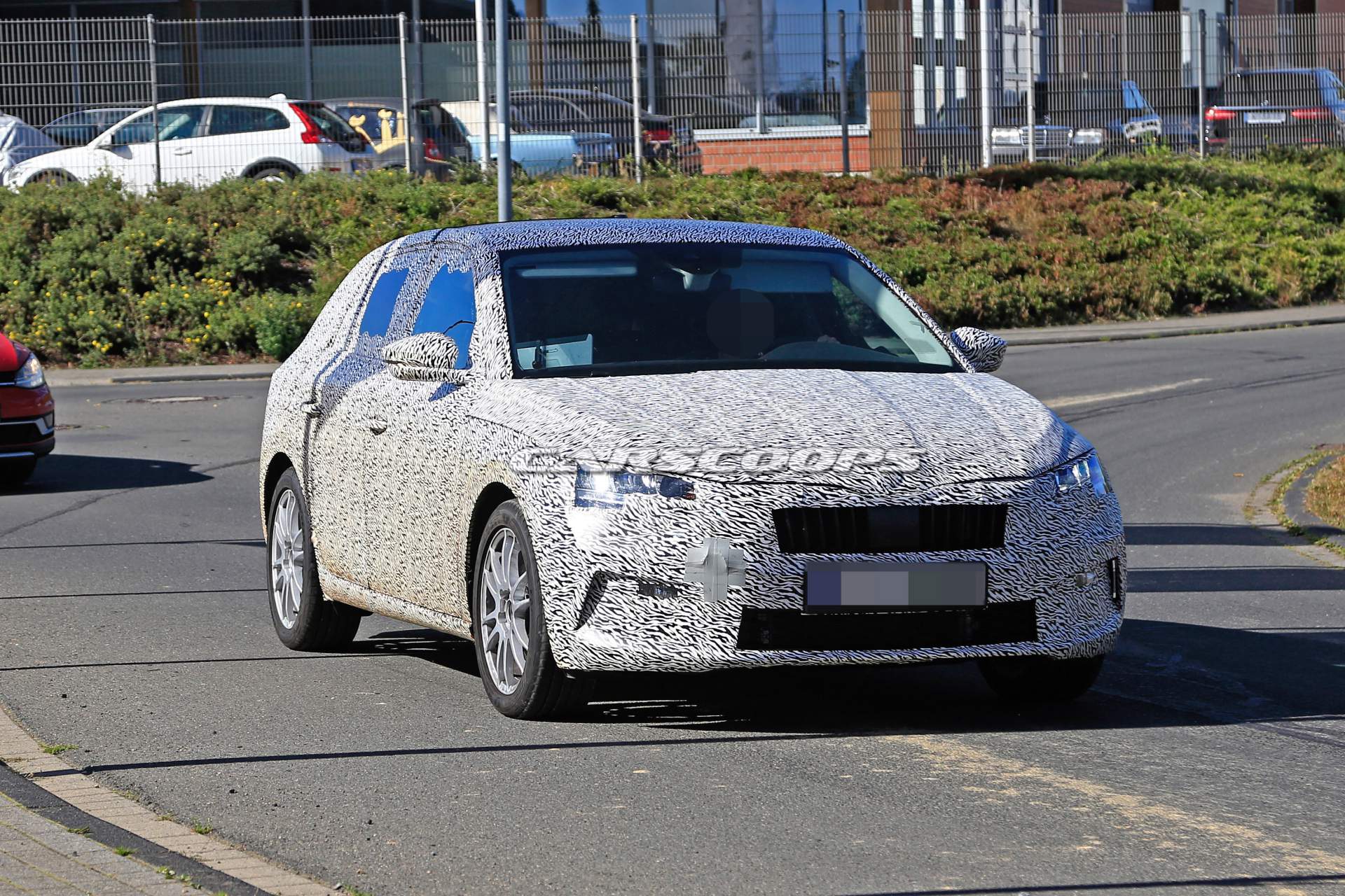 2019-Skoda-Rapid-Spaceback-spy-shots-15 2019 Skoda Rapid Spaceback Makes Spy Debut At The Nürburgring