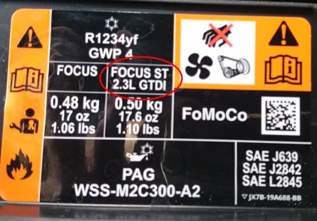 2019-Ford-Focus-ST-sticker Official Ford Sticker Confirms 2.3L EcoBoost Engine For 2019 Focus ST
