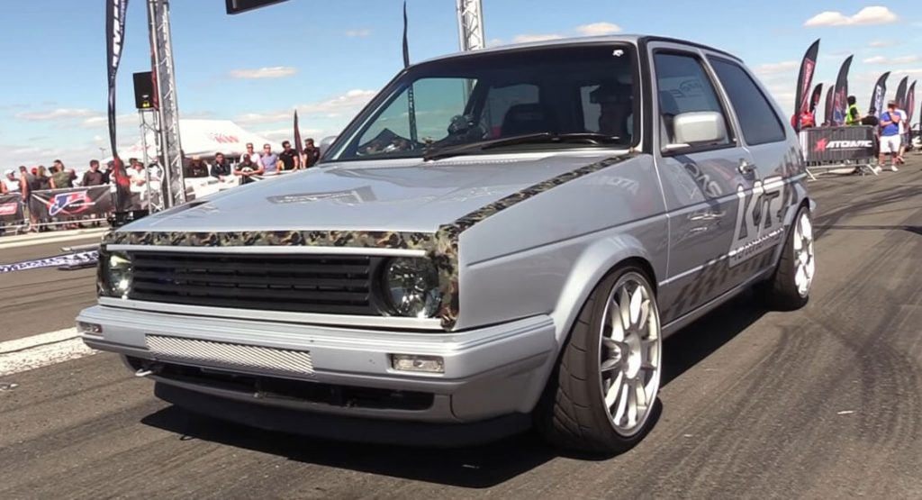  Tuned VW Golf Mk2 Sports A VR5 With 850 HP And AWD, Hits 180 Mph