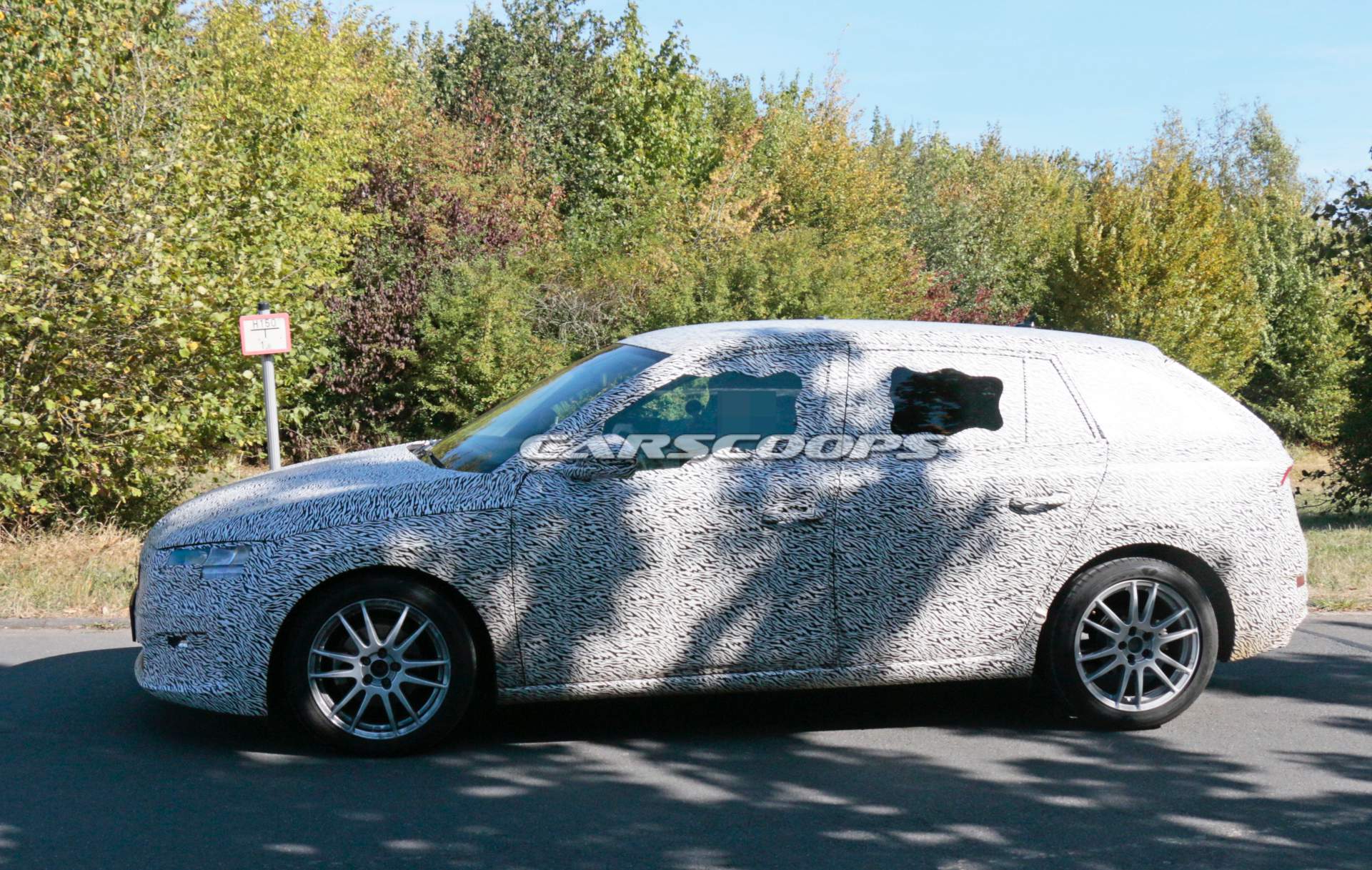 2019-Skoda-Rapid-Spaceback-spy-shots-28 2019 Skoda Rapid Spaceback Makes Spy Debut At The Nürburgring