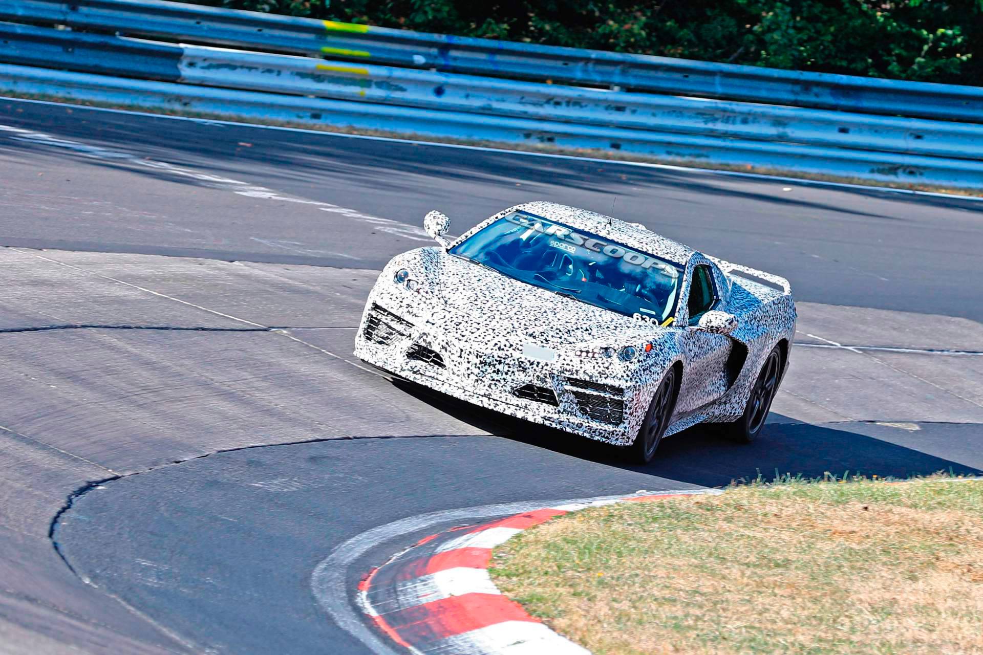 2020-Chevrolet-Corvette-C8-spy-shots-21 See The 2020 Mid-Engine Corvette C8 Alongside The Current C7
