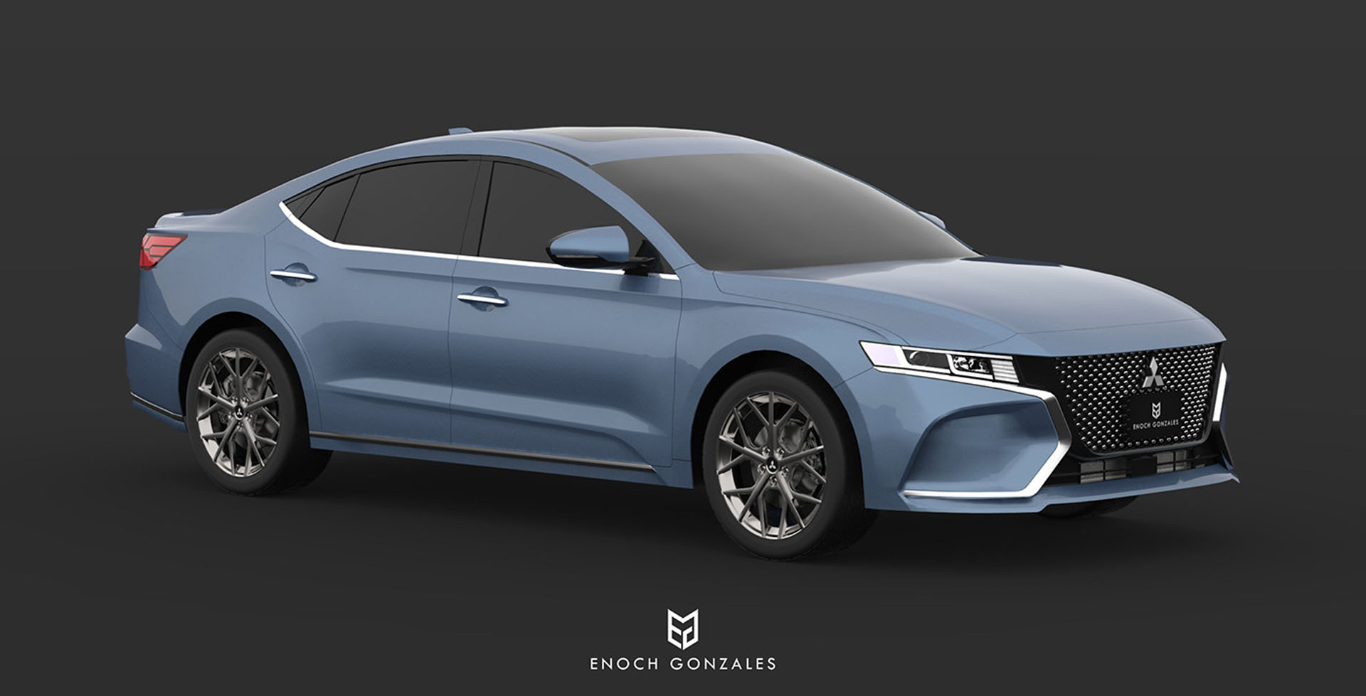 2020-mitsubishi-galant-renderings-006 2020 Mitsubishi Gallant Study Envisions The Unlikely Rebirth Of A Mid-Size Sedan