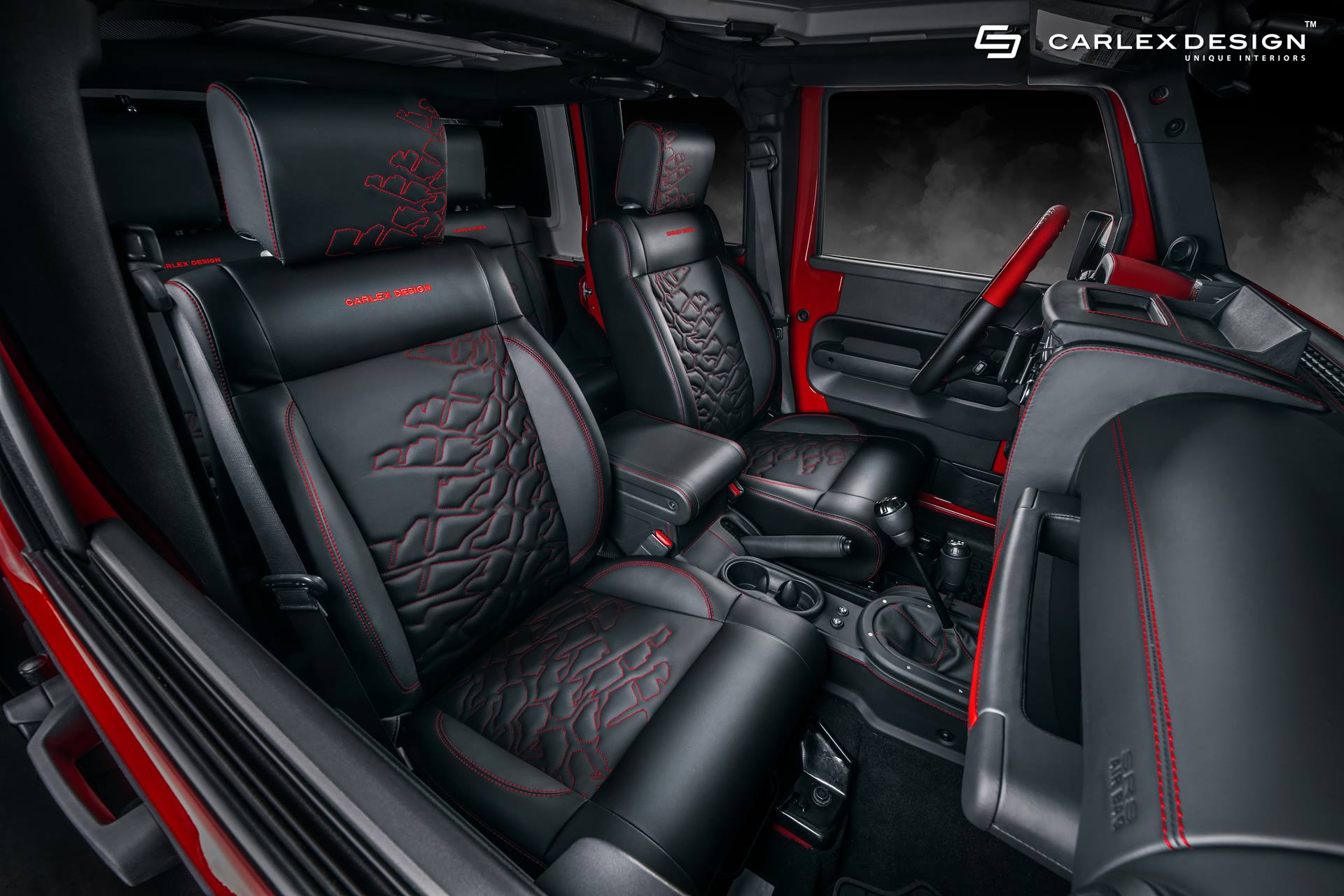 carlex-design-jeep-wrangler-old-9 Old Jeep Wrangler Gets A Plushy Leather Makeover