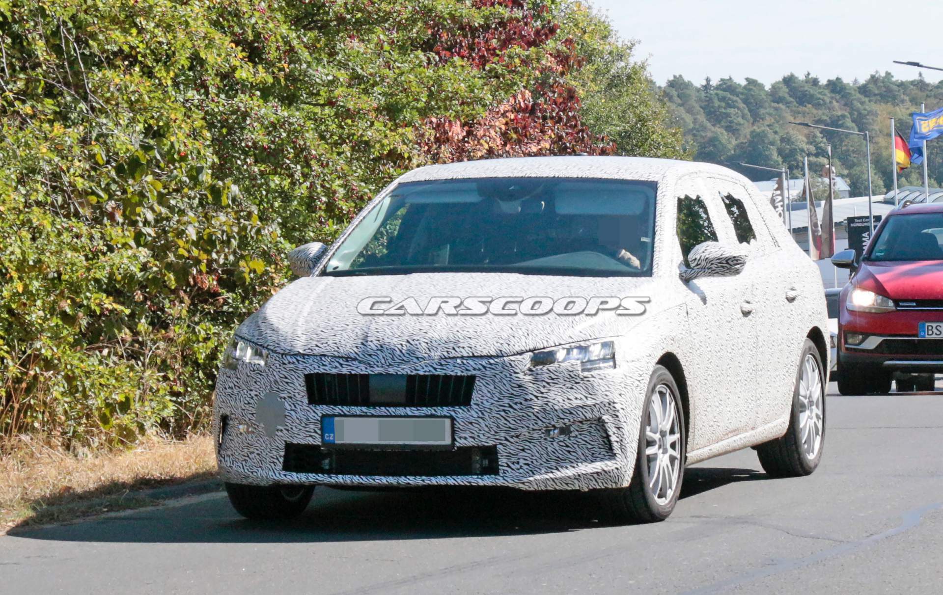 2019-Skoda-Rapid-Spaceback-spy-shots-22 2019 Skoda Rapid Spaceback Makes Spy Debut At The Nürburgring
