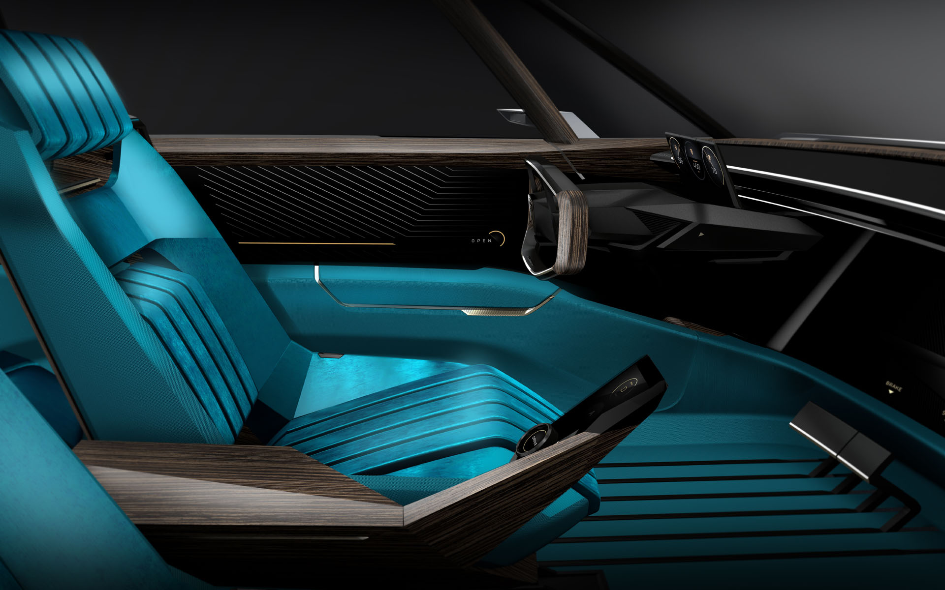 PEUGEOT_e-LEGEND_1809STYP711 Peugeot e-Legend Concept Takes Retro Design Into The Future In Paris