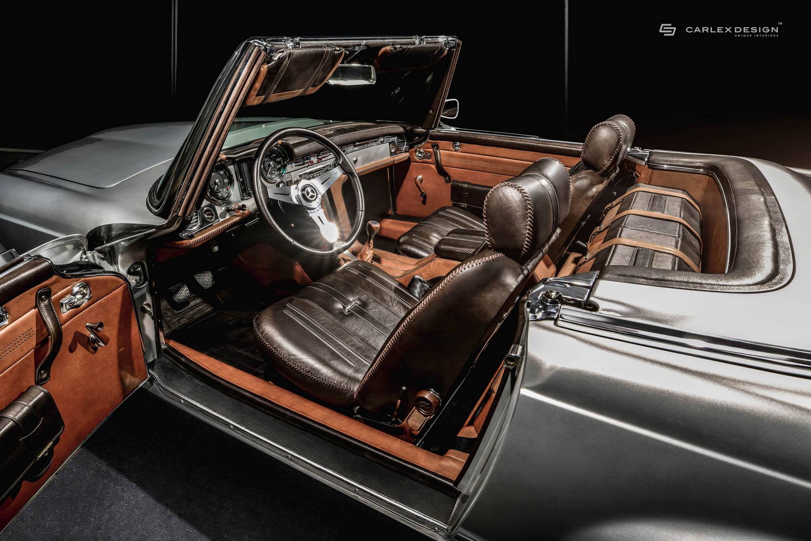mercedes-benz-230-sl-pagoda-carlex-tuning-9 Mercedes 230 SL Pagoda By Carlex Has A Lavishly Redone Interior